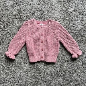 Gap kids pink cardigan